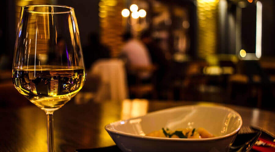wine glass at fast food restaurant mile end.jpg